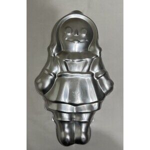 Wilton 1971 Cake Tin Vintage Raggedy Ann Doll Kitsch Cake Pan Jell-O Mold